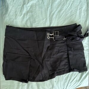 SHEIN Black Asymmetrical Skirt